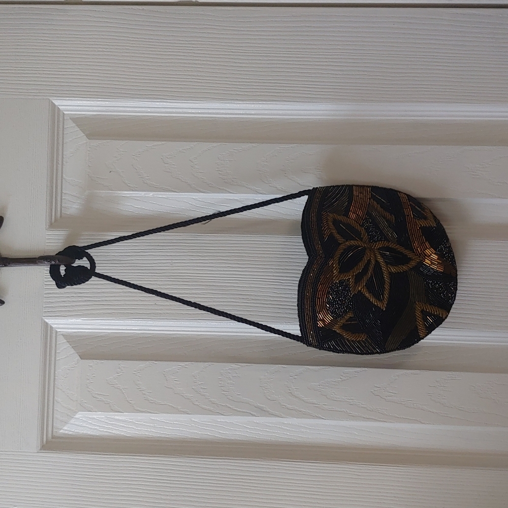 VINTAGE Beaded Cocktail Bag with shoulder strap.